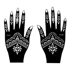 Tattoo Schablone Tattoo Vorlage 2 Blätter Set für Handbemalung S145