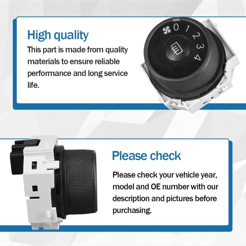 A/C Blower Fan Control Switch Assy 55902-12100 Fits for 2009-2013