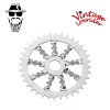 Original Lowrider Bike Bicycle Flat Twisted Sprocket Chainring 36T Chrome Plated