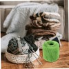 Operitacx 1 Rolle Saftiger Spitzenfaden Thermische Socken Schere Häkeln Strickgarn
