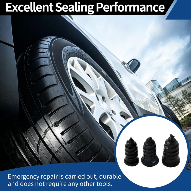 ZestEcho 86Pcs Tyre Repair Kit Rubber Nails Screws Puncture Tool