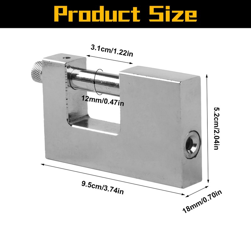 Heavy Duty High Security Shipping Container Padlocks for Garage Warehouse
