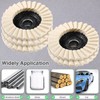 Heigble 8 Pcs Wool Polishing Wheel Disc and Polishing Compounds