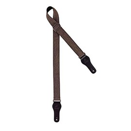 Ortega Guitars Highland Series OCS-130U Adjustable Ukulele Strap, Cotton, Brown