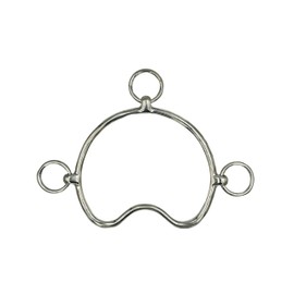 Equine Smile ES0070 Chifney Steiger Bit for Pony Stainless Steel (11.5 cm)