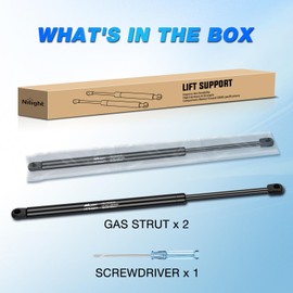 Nilight Lift Support Struts Rods Replacement for Acura MDX 2007 2008 2009 2010 2012 2013,Front Hood Gas Springs Shock Rods,2 PCS