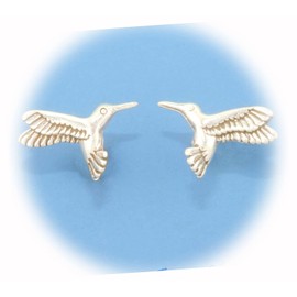 New Hummingbird Bird 925 Sterling Silver Stud Post Earrings Hypoallergenic Posts for Everyday Wear and Any Outfit ISLANL00611