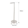 Toilet Roll Holder Free Standing Spare Roll Holder with Swivel