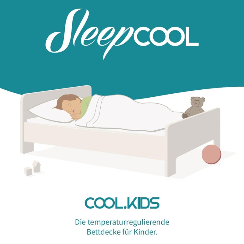 SleepCOOL. Cool.Kids Temperature-Regulating Flat Pillow 40 x 60 cm with