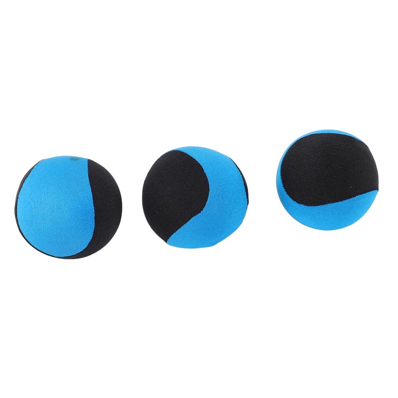 3Pcs Water Bouncing Balls Durable Rubber Water Skipping Balls Grip