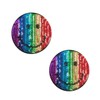 Neva Nude Sequin Multicolor Bling Smile Happy Face Nipztix Pasties