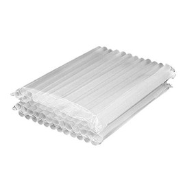 Tapioca Straws, Translucent, Set of 50, Diameter 0.5 inches (12 mm) x Length 7.1 inches (180 mm) (Approx.)