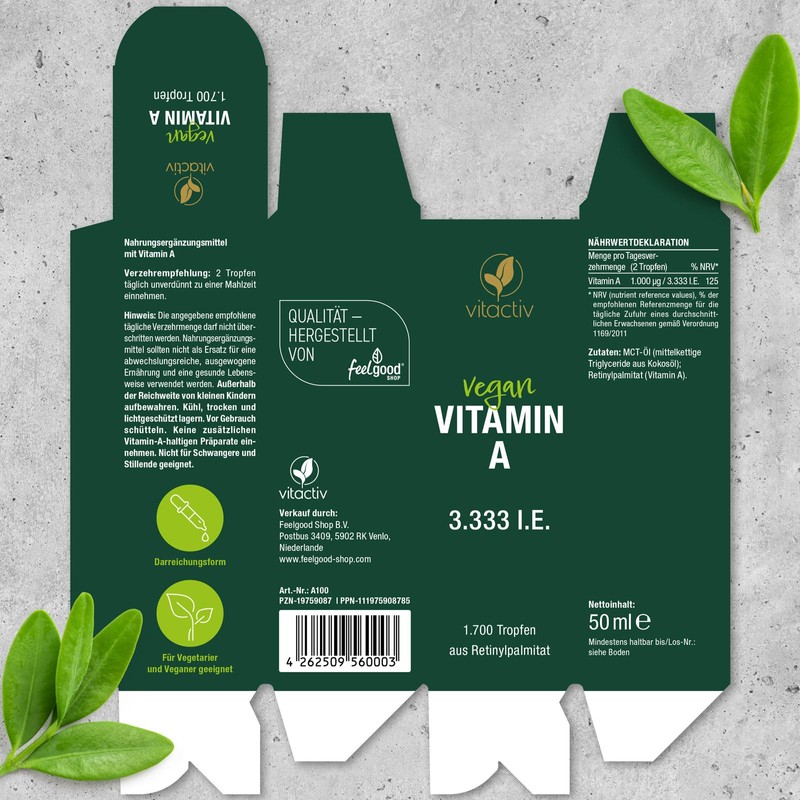 VITACTIV Vitamin A Drops High Dose - 50 ml, 1700