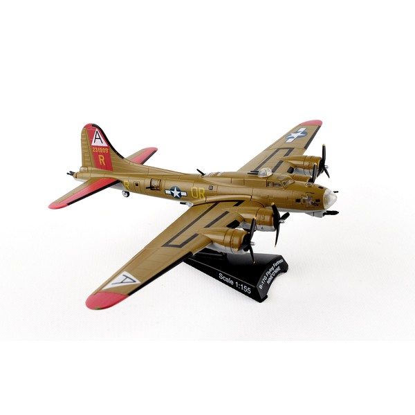 Postage Stamp PS5402-3 USAF B-17G Nine O Nine 1:155 Scale Flying Fortress Diecast Display Model with Stand