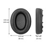 Lambskin Leather Ear-Pad Cushion Replacements for Sony WH-1000XM3 Headphones, with