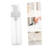 SAFIGLE 2pcs Clear Foaming Pump Bottle Refillable Travel Dispenser for
