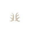 Cuckoo Clock Deer Antlers Solid Wood (3-1/2”)- Replacement Parts -