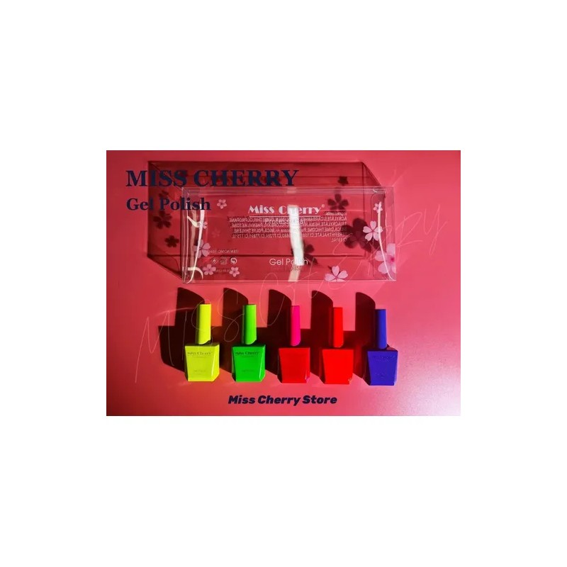 Gama Miss Cherry 5pz Gel Semi Uvled 12ml Gama A