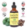 PURA D'OR Organic Jamaican Black Castor Oil, Natural Smoky Scent