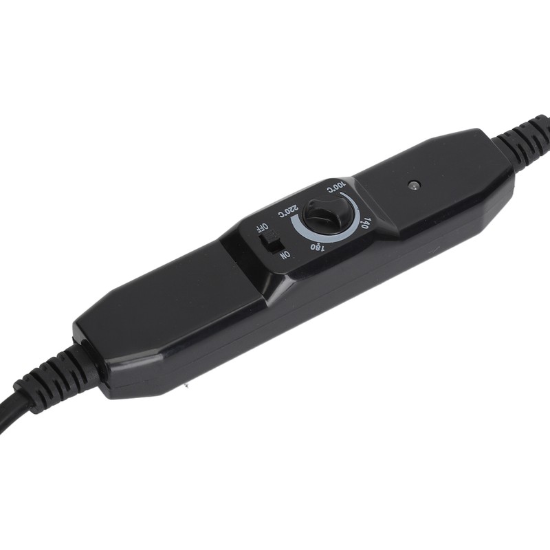 Extension Hair Iron Adjustable Temperature Rotatable Power Cord Ergonomic Safety