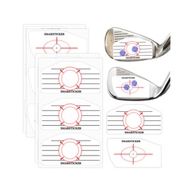 SMARSTICKER Golf Driver Blue Impact Tape Set Labels 150 pcs Christmas Standard Self-Teaching Sweet Spot Target Sticker Training Aids Tape Wood Iron Ball Hitting Recorder for Swing Practice