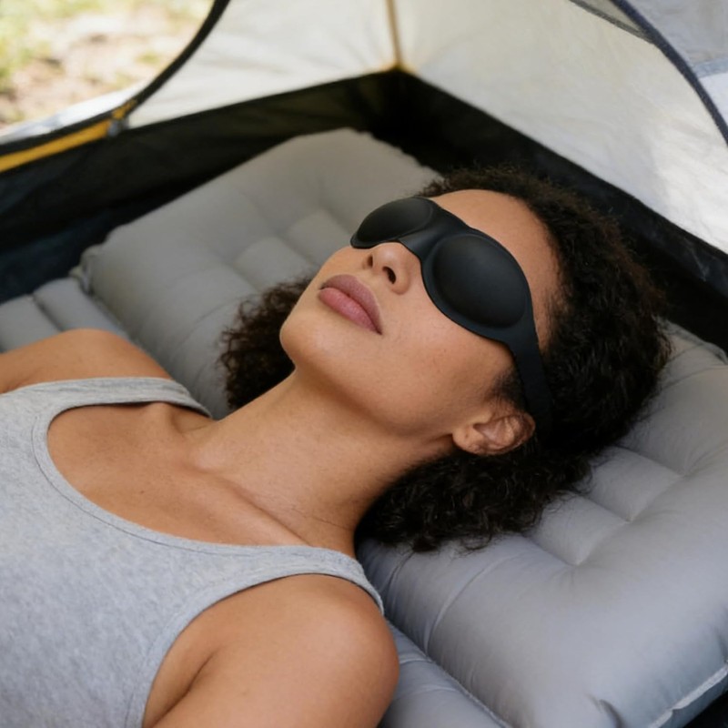 3D Sleep Mask for Dry Eyes – Moisture Chamber Design,