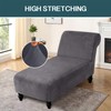 FantasDecor Funda de terciopelo para chaise longue, fundas de lujo