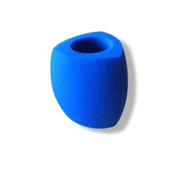 cyclingcolors Pop protection microphone microphone filter foam wind protection triangle, blue