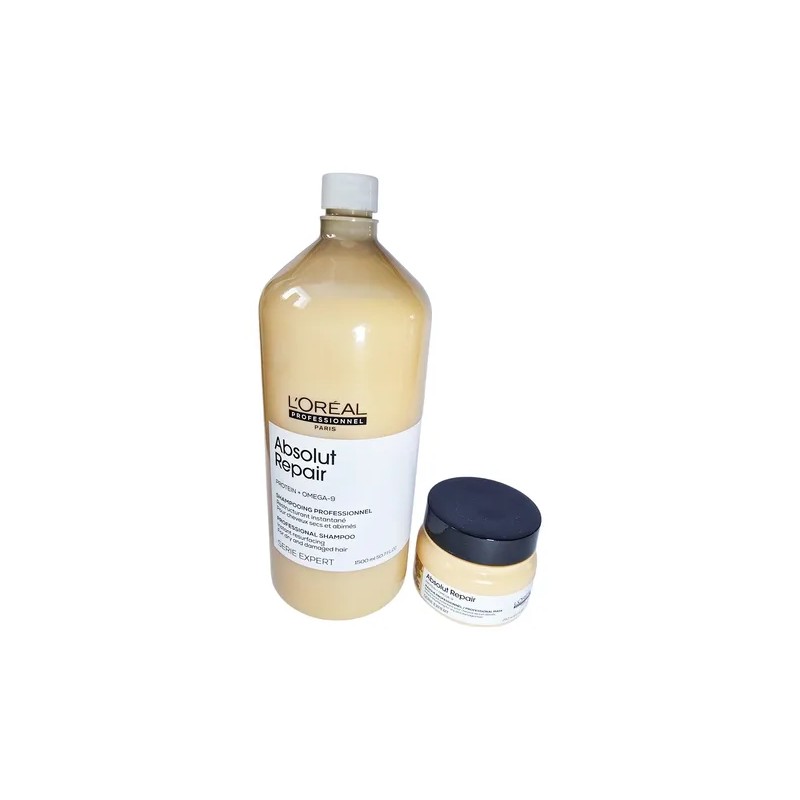 Loreal Absolut Repair Shampoo 1500ml + Mascarilla 250ml