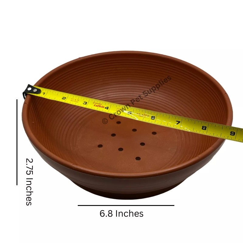 Crown Pet Supplies 6 X Plastic Nesting Bowls & Nest