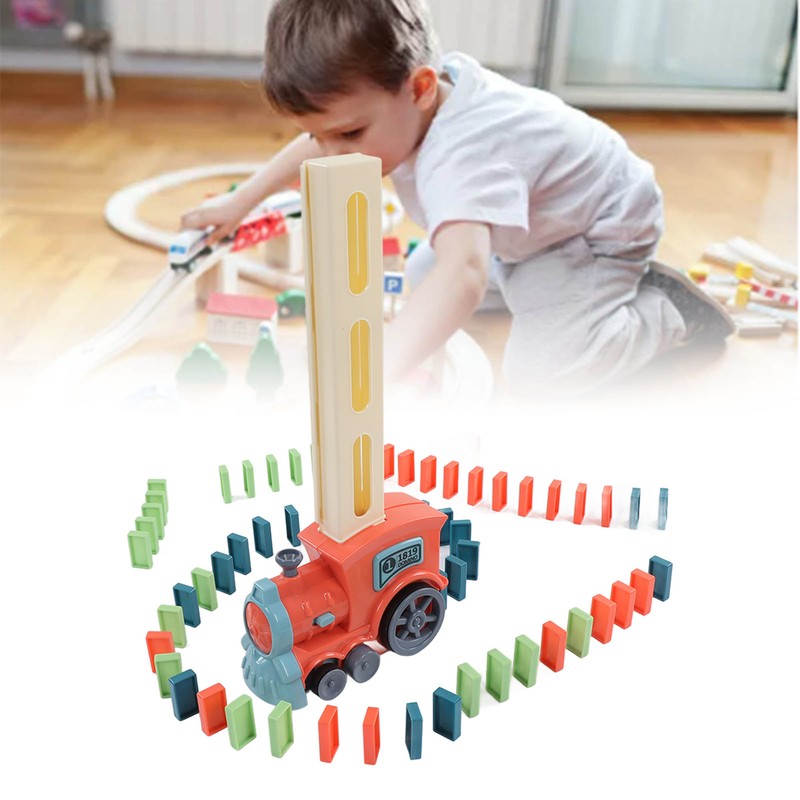 Electric Train Blocks Toy Educational Funny Interesting Automatic Building Train