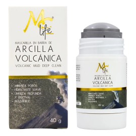 Cuidado Facial Mascarilla En Barra Arcilla Volcánica Mc Life Todo Tipo De Piel