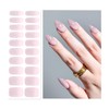 Oauee Semi Cured Gel Nail Strips | Built-In Gel Top