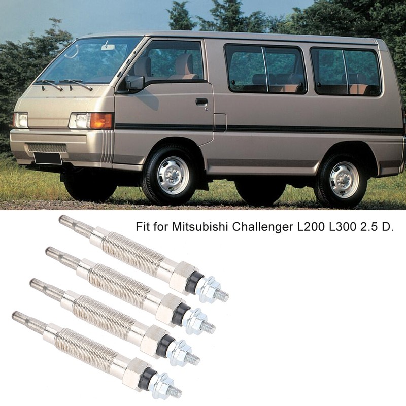 4Pcs/Set Diesel Heater Glow Plugs Fit For Mitsubishi Challenger L200