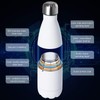 GeeRic Drinking Bottle 500 ml Stainless Steel Thermos Flasks Double-Walled