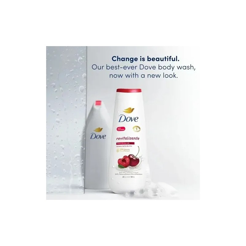 Dove Body Wash Revitalizante Cherry & Chia Milk 591ml
