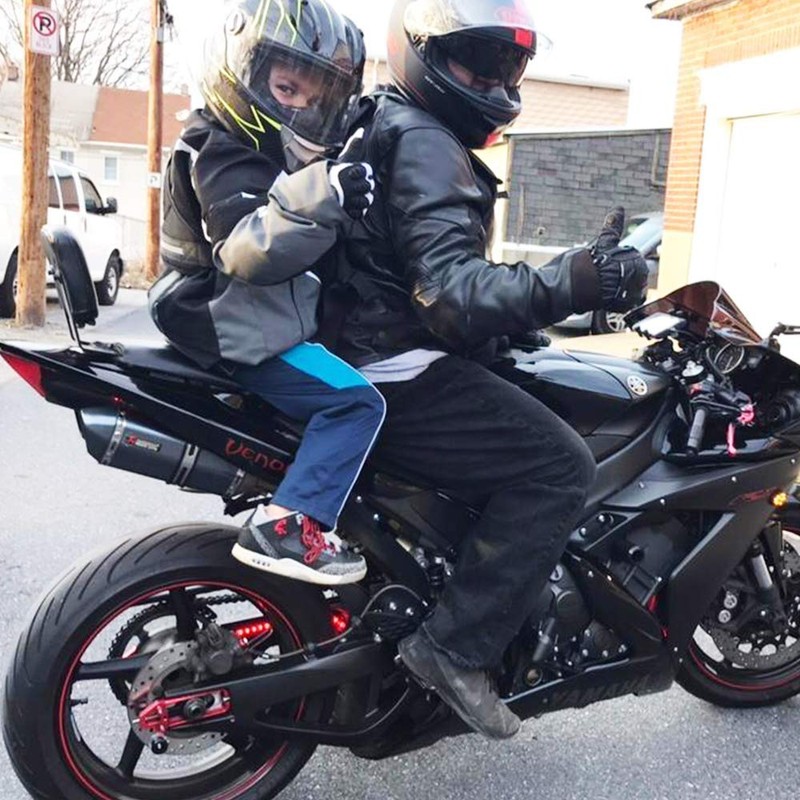 Jolik Child Motorcycle Harness Adjustable with Two Handles, Breathable Material