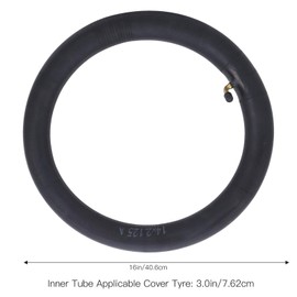 Bicycle Tube 14" / 16" Tube 16 x 3.00 / 14 x 2.125 / 16 x 2.125 Schrader Valve Pack of 2 (14*2.125)
