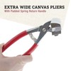 US Art Supply Professional Extra Wide Canvas Pliers 4-3/4 inch