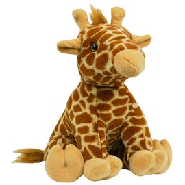 Stuffems Toy Shop Record Your Own Plush 16 inch Short Fur Giraffe - Ready to Love in A Few Easy Steps