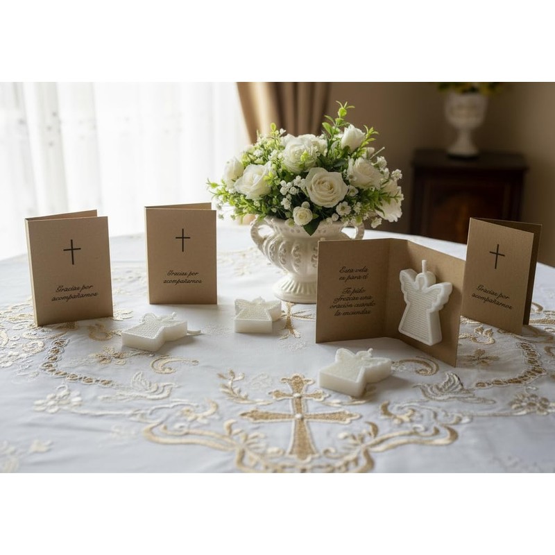 12 Mini Recuerdos Velas Aromáticas Bautizo Boda Primera Comunion Novenario