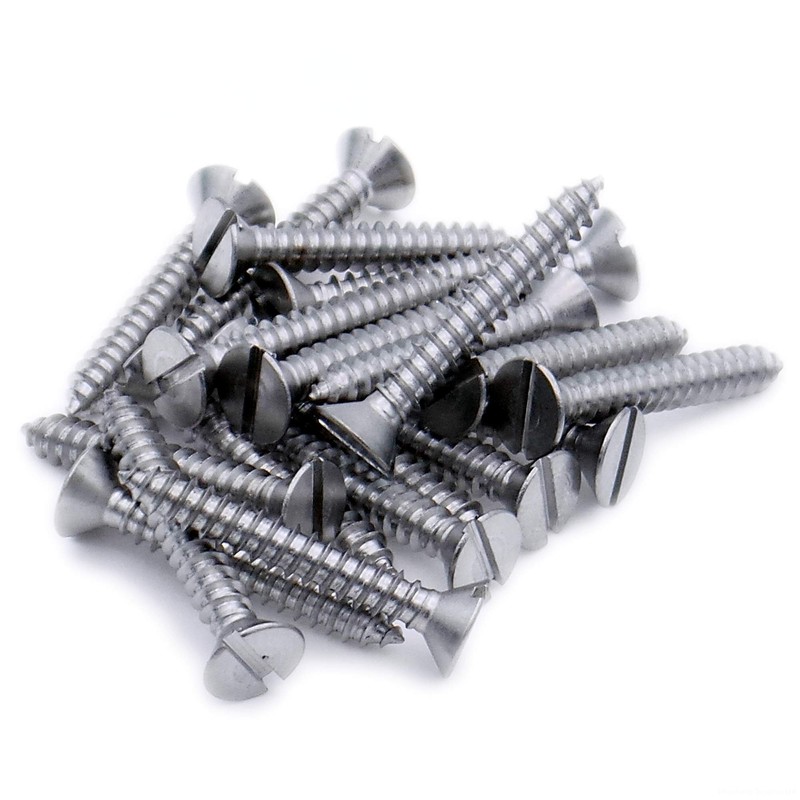 No.10 x 2.75 (4.8mm x 70mm) Slot Countersunk Self-Tapping Screw
