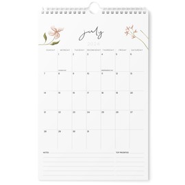 Calendar 2024-2025 - Vertical 11x17 2024 Wall Calendar Runs Until December 2025 - Easy Planning with the Aesthetic Wall Calendar 2024-2025 Monthly - Karto - Flowers