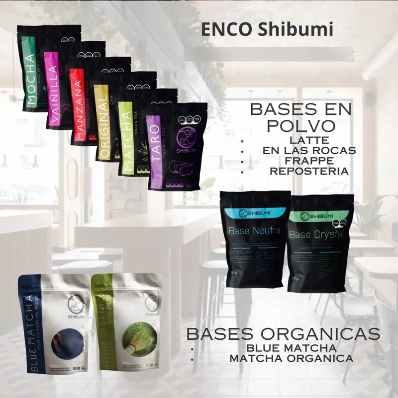 Base Shibumi Neutra Frappé Para Bebidas 1 Kg 24g Por