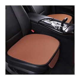 AUCELI 2 Pcs Car Seat Cushion Pad, Universal Anti-Slip Drivers Seat Covers Protector, Breathable Comfort Auto Front Seat Cushion Mat, Vehicle Interior Accessories for Truck, SUV, Van