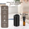 Waterless Diffuser for Essential Oil Nebulizer, 7 Colors LED Light,