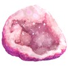 Steinfixx Elegant Quartz Geode | Dyed | Half Geode I
