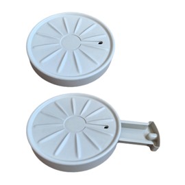 VUYBVY 2pcs Plant Caddy with Hidden Wheels 360° Rolling Casters Plant Dolly Planter Roller Base with Drainage Tray Heavy Duty Plant Trolley Plant Stand Indoor Outdoor Use for Heavy Planters 12in