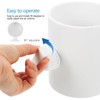 DOITOOL Control Valve Ducting Insert for Bathrooms Range Hood Damper
