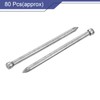 sourcing map Finishing Nails 80pcs 50mm 2 Inch Hand-Drive Hardware